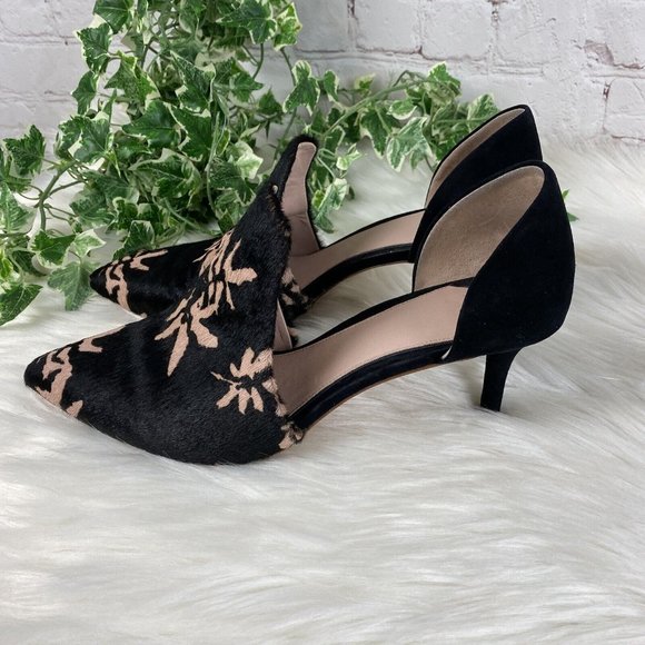 Chic Black and Tan Patterned Heels - Picture 6 of 12
